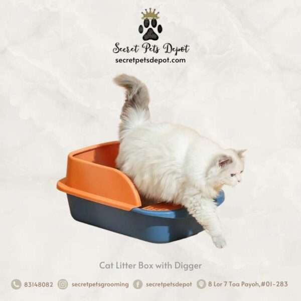 Cat Litter Box with Digger - Secret Pets Depot