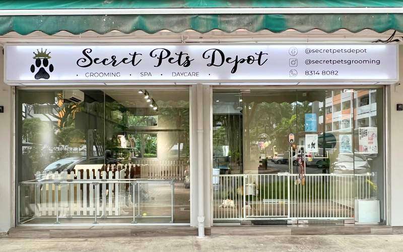 Pet grooming hot sale spa